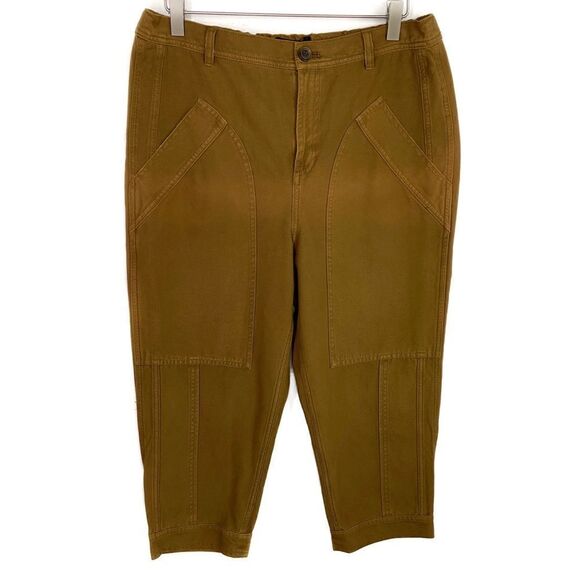 J. Crew Light Brown Cropped Utility Pants 8 NWT - Picture 5 of 5